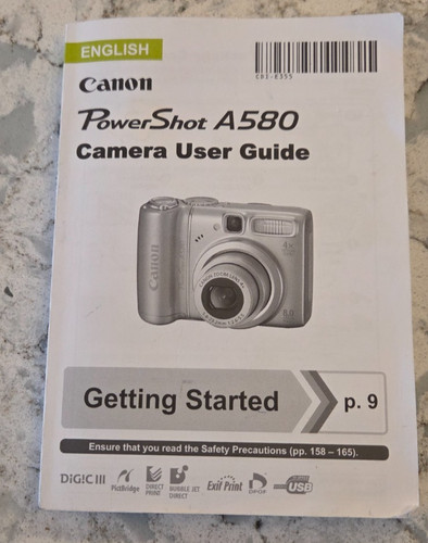 Canon powershot a580 digital - powershot,