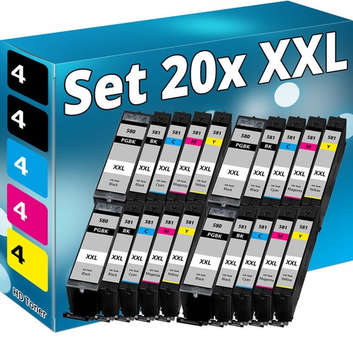 20x cartucce inchiostro xxl - 20x,
